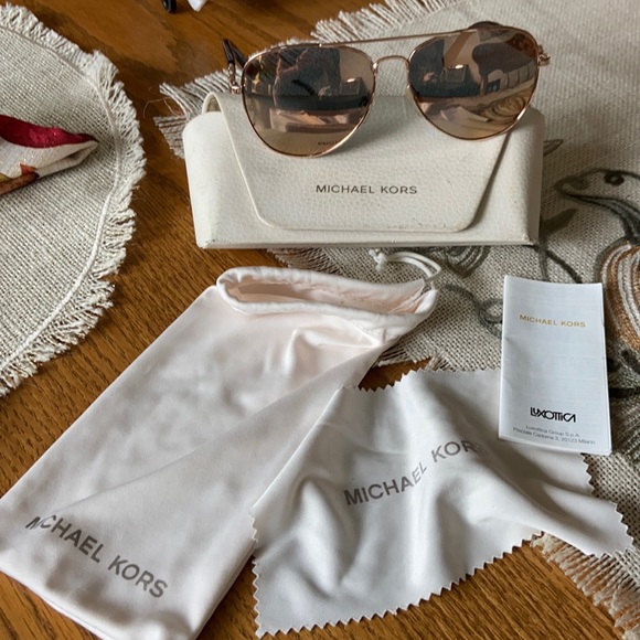 Pink and Rose Gold Aviators